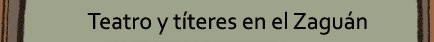 Teatro y Tteres